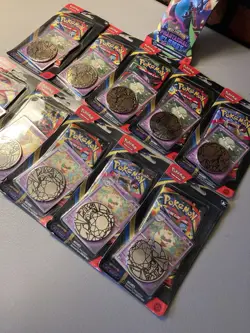 Lot of 11 Pokemon TCG Mega Evolution Phantasmal Flames Blister Pack Promo Sealed - Image 3