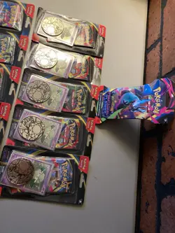 Lot of 11 Pokemon TCG Mega Evolution Phantasmal Flames Blister Pack Promo Sealed - Image 4