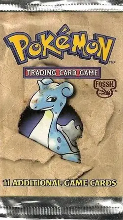 Pokemon Vintage OS3 Fossil Booster Pack | Lapras SEALED NEW - Image 1