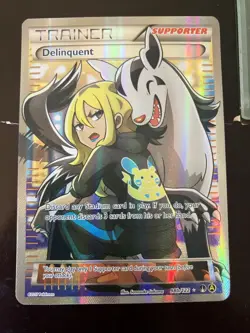Pokemon TCG Delinquent Alternative Art Trainer XY 98b/122 - Image 1
