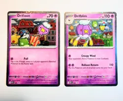 Drifloon 005 Drifblim 006 COSMOS Black Star Promos Pokemon TCG Mega Evolution NM - Image 1