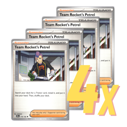 4x Team Rocket's Petrel PLAYSET 176/182 DRI NM Pokemon TCG FAST SHIPPING - Image 1