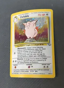 Pokemon TCG: Holo Rare Clefable 1/64, Jungle Set - Unlimited, Curling - Image 5