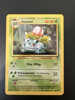 Pokemon TCG Ivysaur Base Set 2 44/130 Regular Unlimited Uncommon - Image 1