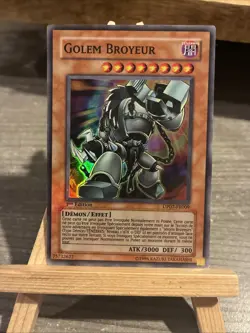 Yugioh! Golem Broyeur DP07-FR009 Super rare 1ere edition - Image 2