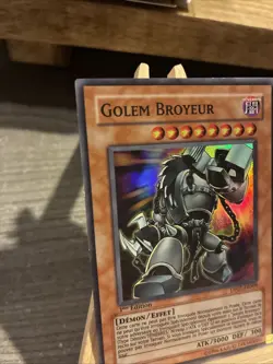 Yugioh! Golem Broyeur DP07-FR009 Super rare 1ere edition - Image 3