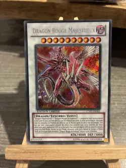 Ct07 Fr001 Carte Yu Gi Oh Dragon Rouge Majestueux Secret Rare - Image 2