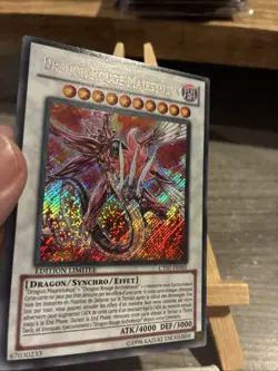 Ct07 Fr001 Carte Yu Gi Oh Dragon Rouge Majestueux Secret Rare - Image 3
