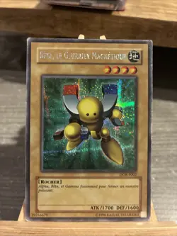 Carte Yu Gi Oh Beta Guerrier Magnetique DOR F002 Secret Rare - Image 2
