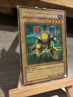Carte Yu Gi Oh Beta Guerrier Magnetique DOR F002 Secret Rare - Image 3
