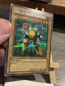 Carte Yu Gi Oh Beta Guerrier Magnetique DOR F002 Secret Rare - Image 5