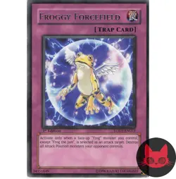 Yugioh Froggy Forcefield LODT-EN073 Rare 1st Edition LP - Image 1