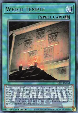 Yugioh INFO-EN054 - Wedju Temple - Ultra Rare - Image 1