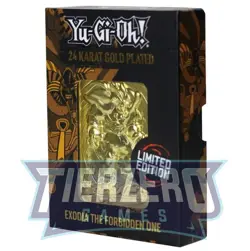 Yugioh Exodia the Forbidden One Limited Edition Gold Card - Image 1