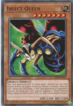 Insect Queen - LED2-EN012 - Common 1st Edition Yugioh - Image 1