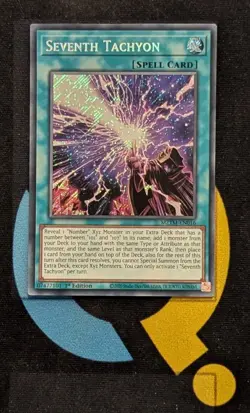 MZTM-EN016 Seventh Tachyon Secret Rare 1st Ed YuGiOh - Image 1