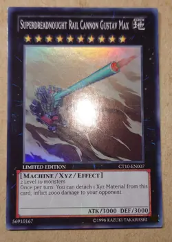 Superdreadnought Rail Cannon Gustav Max - CT10-EN007 - Super Rare - YuGiOh - Image 1