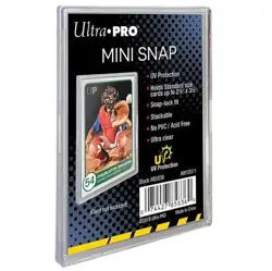 1x ULTRA PRO Mini Snap Card Holder protezione rigida Carte Pokemon YuGiOh Magic - Image 1