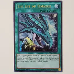 The Eye of Timaeus - DRL3-EN045 - MP - Ultra Rare - 1st ed - Yugioh - Image 1