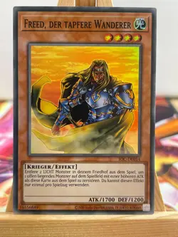 Freed, Der Tapfere Wanderer IOC-DE014 25th Super Rare Deutsch NM YUGIOH - Image 1