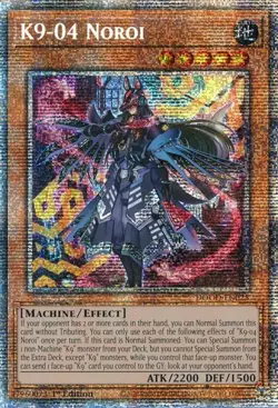 1x (EX) K9-04 Noroi - DOOD-EN025 - Ultra Rare - 1st Edition YuGiOh - Image 1