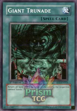 1st Ed Giant Trunade SD2-EN015 Yugioh - Image 1