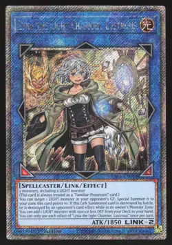 Lyna the Light Charmer, Lustrous - RA04-EN081 - Platinum Secret Rare - Yugioh - Image 1