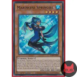 Yugioh Marincess Springirl LED9-EN031 Super Rare 1st Edition NM - Image 1