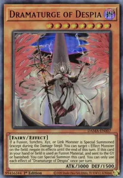 Dramaturge of Despia - DAMA-EN007 - Ultra Rare - 1st Edition Near Mint Yugioh Ca - Image 1