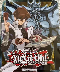 YUGIOH 2016 TCG MEGA-TIN (KAIBA & OBELISK) ONLY TIN EMPTY NO CARDS - Image 1