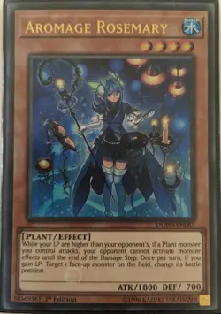 YuGiOh Aromage Rosemary Ultra Rare 1st Edition DUPO-EN083 NM - Image 1
