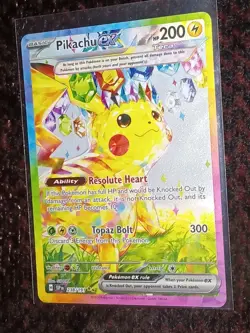 Pokemon TCG Surging Sparks Pikachu EX SIR 238/191 Beautiful Clean Card - Image 2