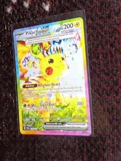 Pokemon TCG Surging Sparks Pikachu EX SIR 238/191 Beautiful Clean Card - Image 3