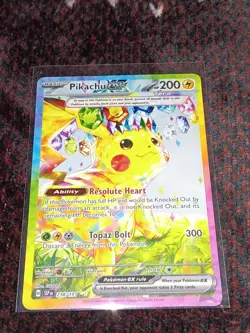 Pokemon TCG Surging Sparks Pikachu EX SIR 238/191 Beautiful Clean Card - Image 4