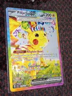 Pokemon TCG Surging Sparks Pikachu EX SIR 238/191 Beautiful Clean Card - Image 5