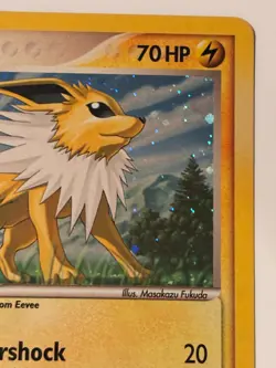 Jolteon 3/17 Holo Rare Pop Series 3 Pokemon Card - MP - Image 3