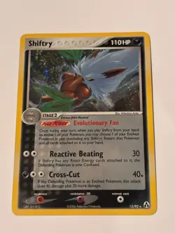 2006 Shiftry Legend Maker 12/92 Holo Rare Pokemon Card LP - Image 1
