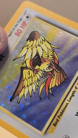 Pokemon TCG Pidgeot Card 8/64 Holo Rare LP Pokemon Jungle Unlimited WOTC - Image 3