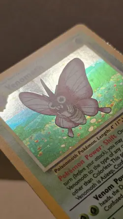 Pokemon TCG Venemoth 13/64 Holo Rare Card LP Jungle Set WOTC Unlimited - Image 3
