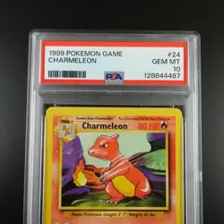 PSA 10 Charmeleon 24/102 Pokemon Base Set 1999 Non Holo Card - Image 2