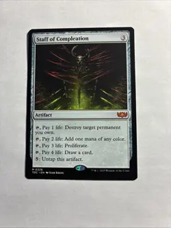 Staff of Compleation - Commander: Tarkir: Dragonstorm MTG Plus Bonus Card!! - Image 1