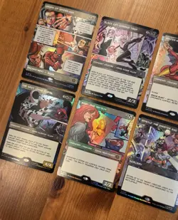 MTG Marvel’s Spider-Man NM Borderless Foil Rare/Mythic Card Lot, Comic Book Card - Image 3
