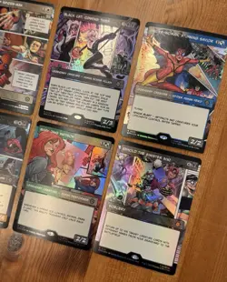 MTG Marvel’s Spider-Man NM Borderless Foil Rare/Mythic Card Lot, Comic Book Card - Image 4