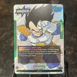 Vegeta FB04-051 Alt Art Leader Foil Dragon Ball Super Card Game | NM - Image 1