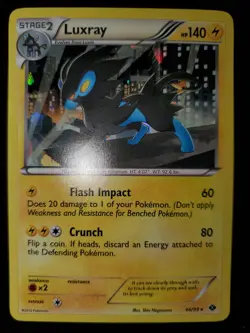 Luxray 46/99 Pokemon TCG Cracked Ice Holo Card Next Destinies Blister Exclusive - Image 3