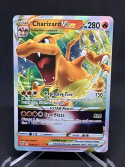 Charizard VSTAR 018/172 Ultra Rare Brilliant Stars Pokemon TCG Sword Shield Card - Image 2