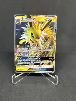 Jolteon GX SM173 Ultra Rare Holo Black Star Promo Sun & Moon Pokemon TCG Card - Image 1