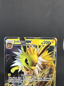 Jolteon GX SM173 Ultra Rare Holo Black Star Promo Sun & Moon Pokemon TCG Card - Image 3
