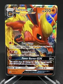 Flareon GX SM171 Sun & Moon Black Star Promo Holo Ultra Rare Pokemon TCG Card - Image 2