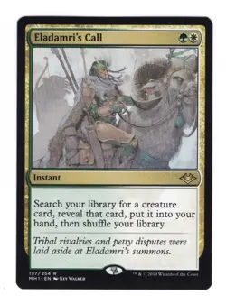 MTG English Eladamri's Call NM Normal Modern Horizons - Image 1